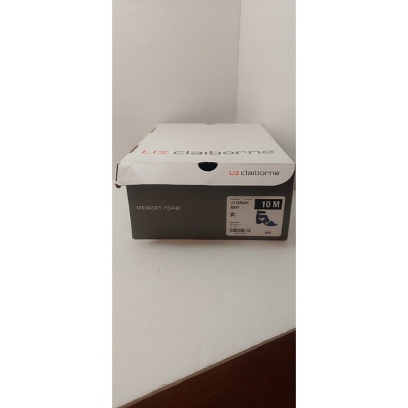 Liz Claiborne Women's Size 10 Emmah Heeled Sandals 10M Navy Blue Strappy - Picture 5 of 14